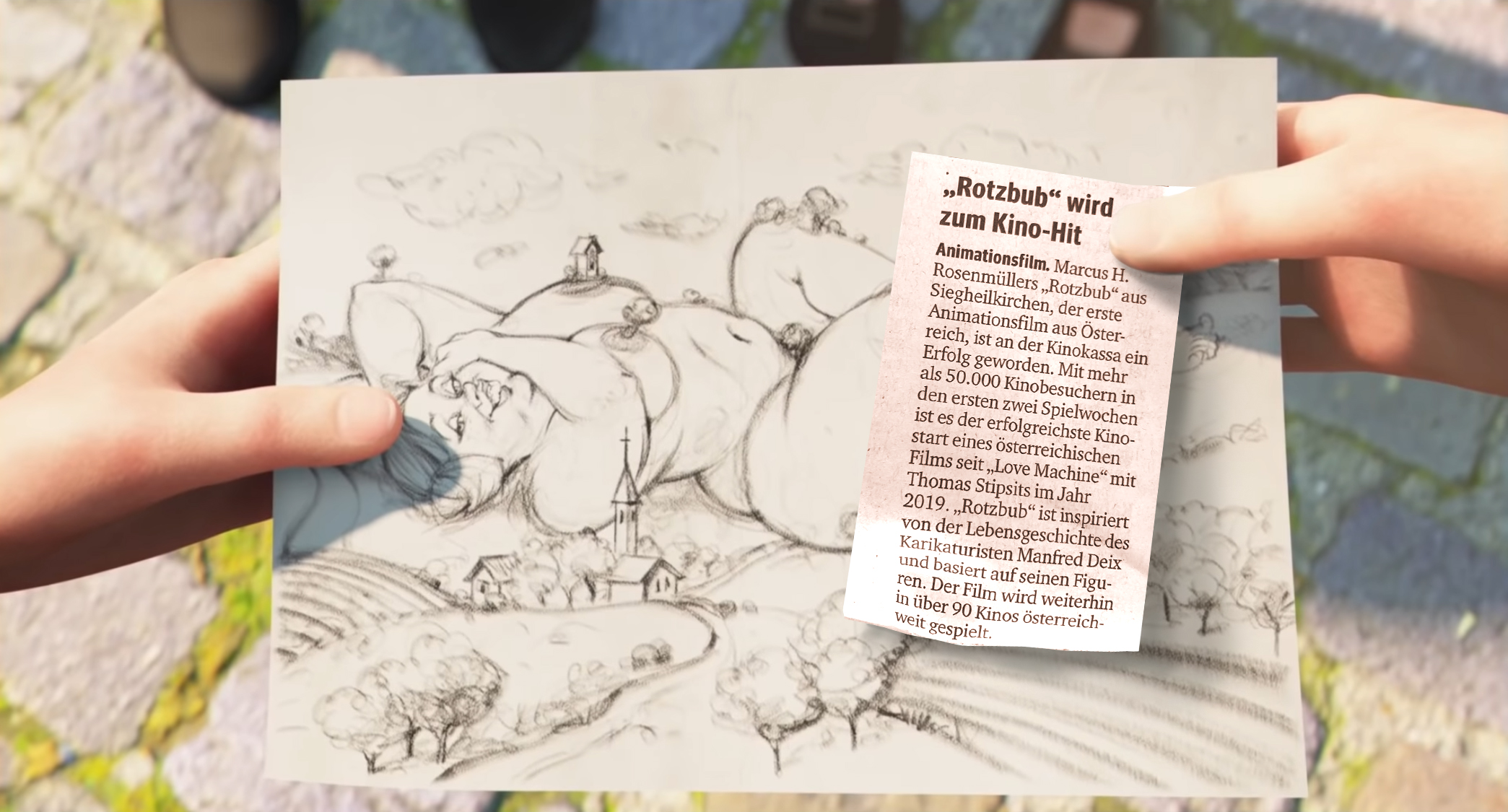 Rotzbub Trude Bernd Ertl Karikatur Rotzbub Trude Bernd Ertl Karikatur